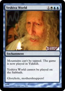 cogdiss yeshiva world magic card
